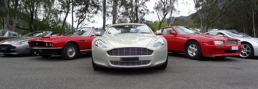 Aston Car Line Up